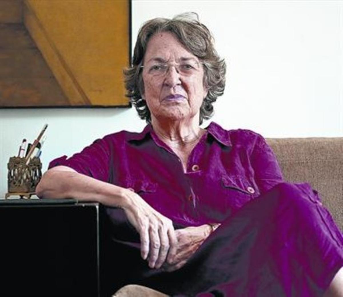 L’escriptora i editora Esther Tusquets en una imatge del 2007, quan va publicar ’Habíamos ganado la guerra’. L’escriptora i editora Esther Tusquets en una imatge del 2007, quan va publicar ’Habíamos ganado la guerra’.
