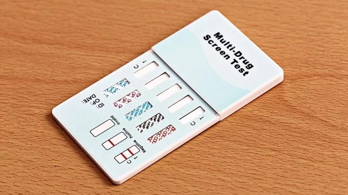 Un test de detección de drogas.