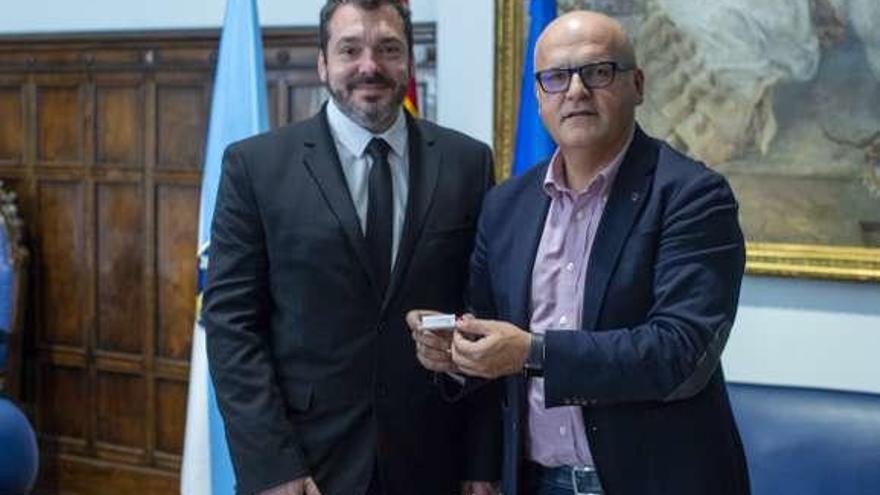 Diego Martínez Duro con Manuel Baltar. // FdV