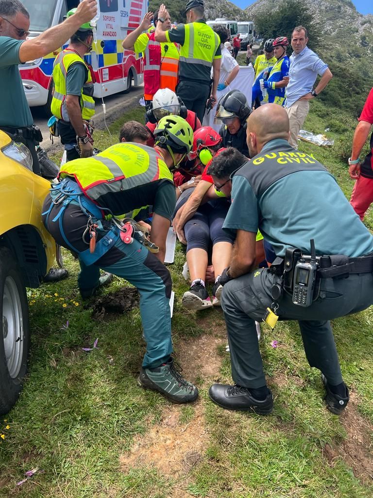 Així ha estat el rescat dels menors de l'accident de bus a Covadonga