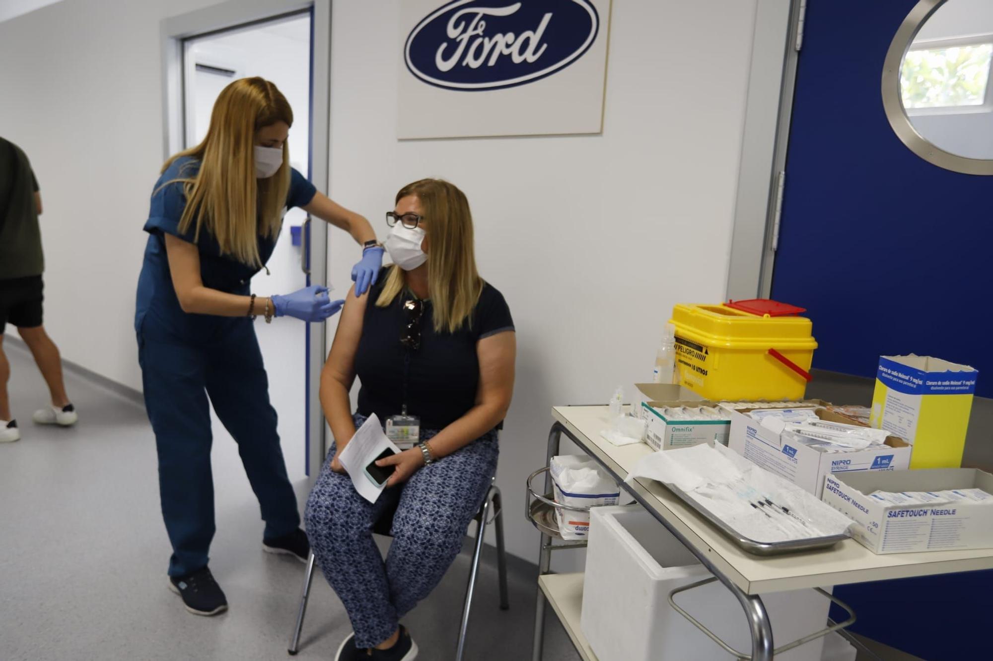 Empieza la vacunación en Ford Almussafes