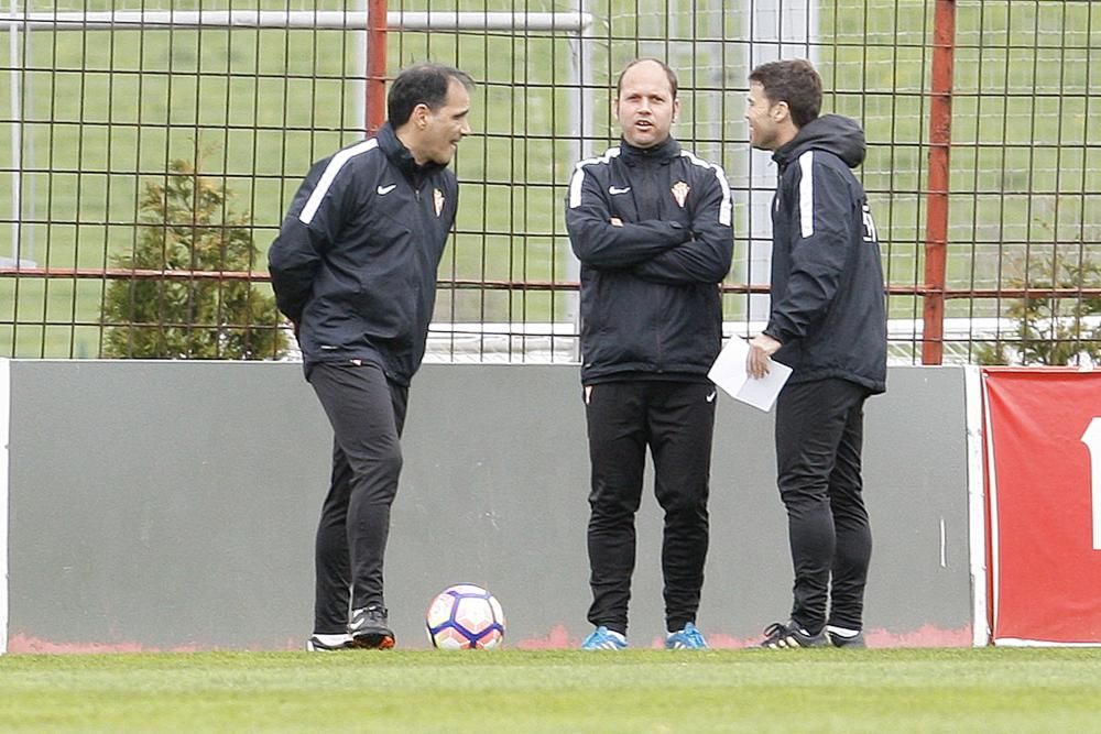 Entrenamiento del Sporting