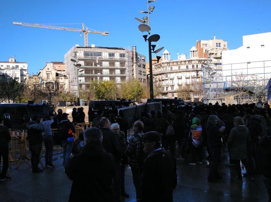 Incidents a Girona en el Dia de la Constitució