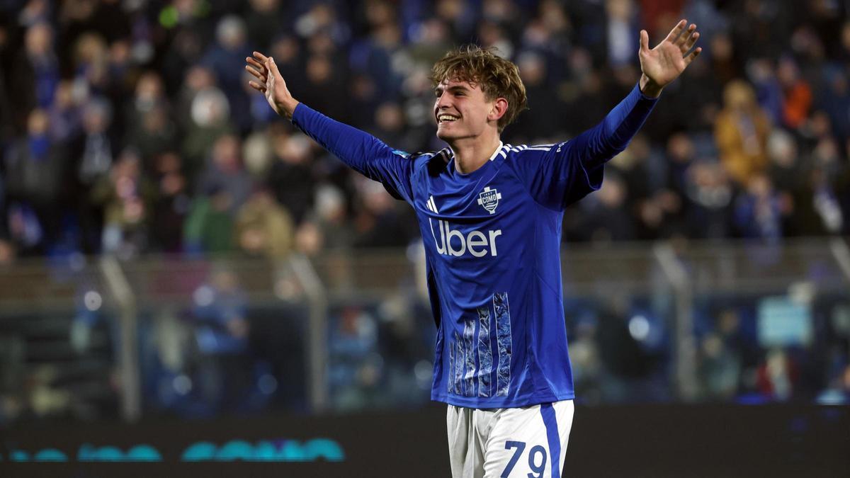 Nico Paz está brillando con luz propia en el Como