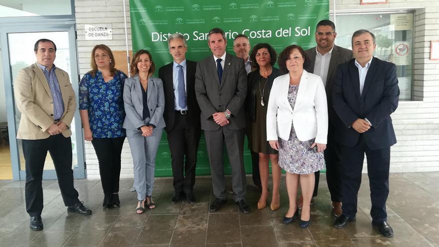 Aquilino Alonso, en un encuentro de profesionales sanitarios.