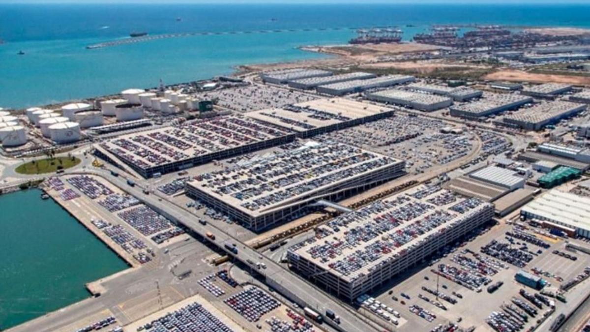 Imagen aérea del Port de Barcelona.