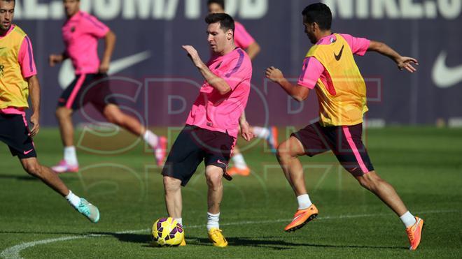 Los jugadores del Barça se lo pasan en grande preparando el Clásico