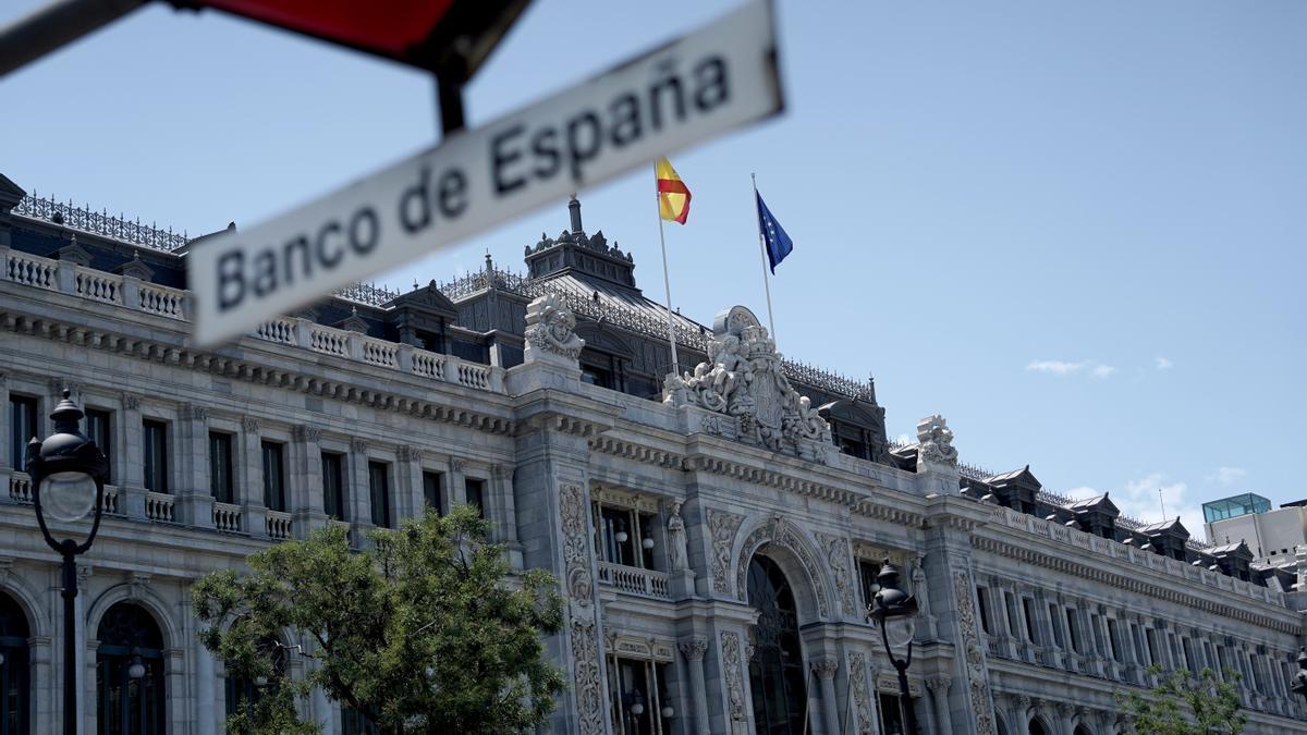 La sede del Banco de España, en Madrid.