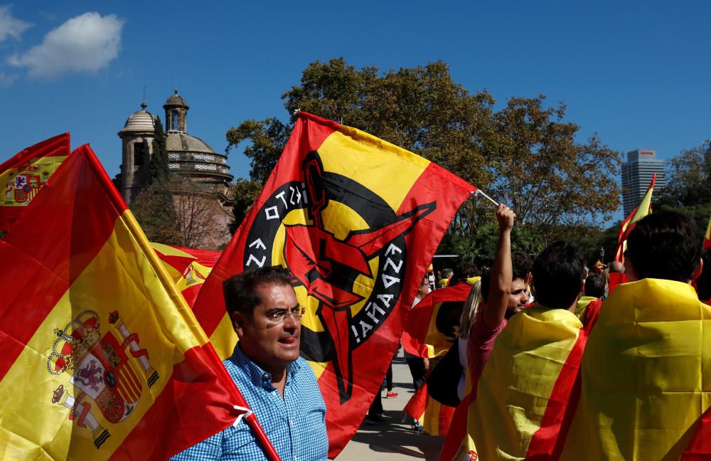 Manifestación en Barcelona por la unidad de España