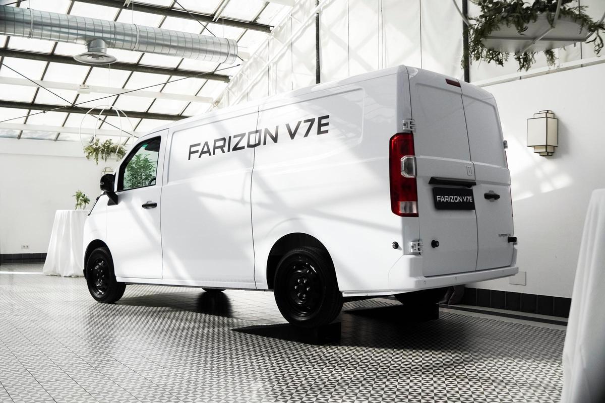 Farizon presenta su nueva furgoneta eléctrica V7E: hasta 475 km de autonomía urbana