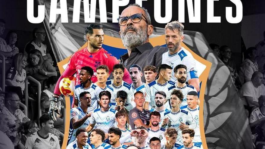 El CD Tenerife, rival del Zamora CF en Primera RFEF,  vuelve a Segunda División un año después