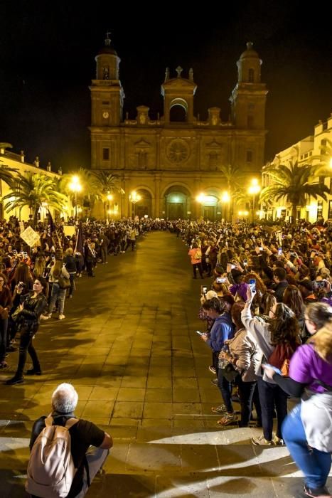 GENTE Y CULTURA 07-03-19  LAS PALMAS DE GRAN CANARIA. 8M Día Internacional de la Mujer. Manifestación por el 8M Día Internacional de la Mujer. FOTOS: JUAN CASTRO