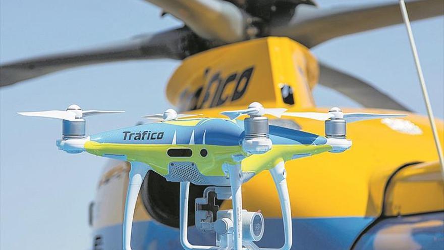 Los drones de la DGT ya multan