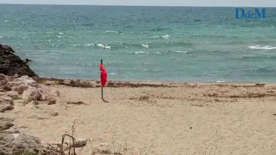 Bandera roja en Ciutat Jardí por vertidos de aguas fecales