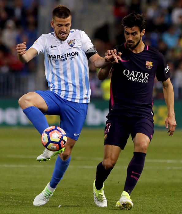 El Màlaga-Barça en imatges