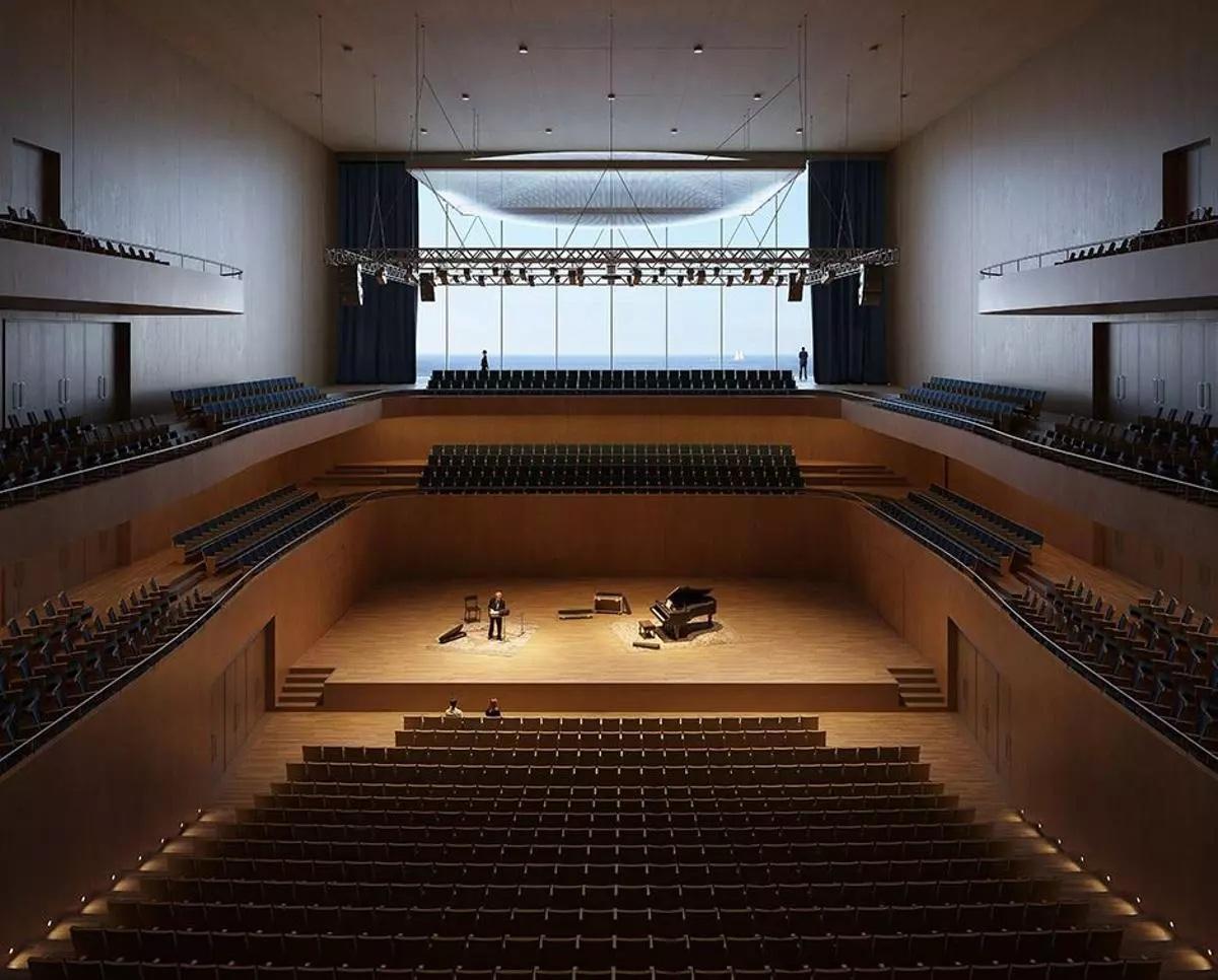 Recreación del futuro palacio de congresos de Alicante.