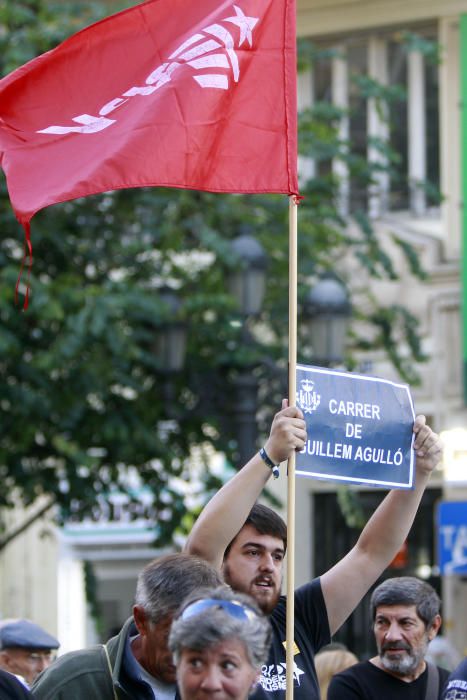 Manifestación antifascista en Valencia