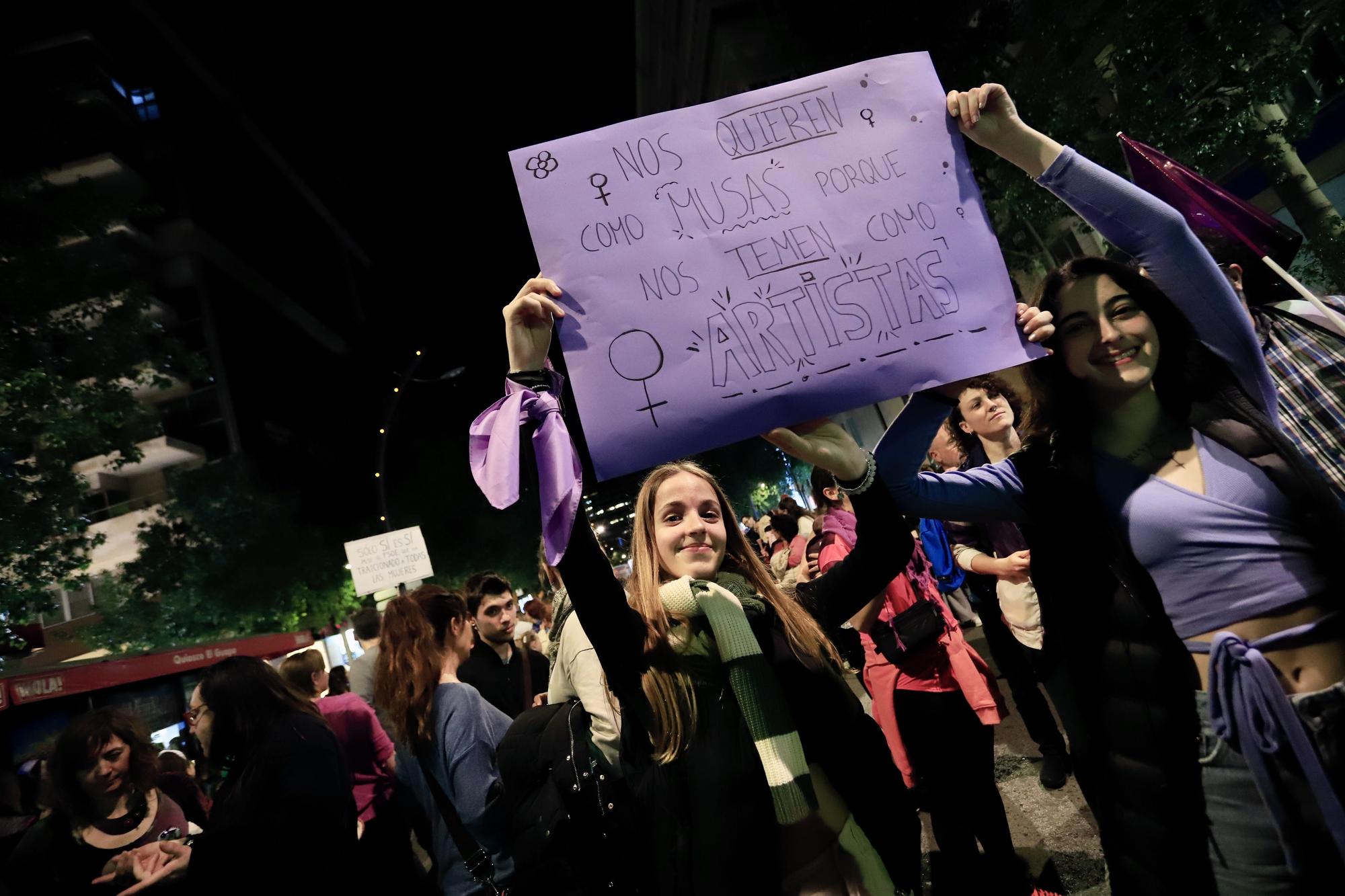 Manifestación del 8M en Murcia