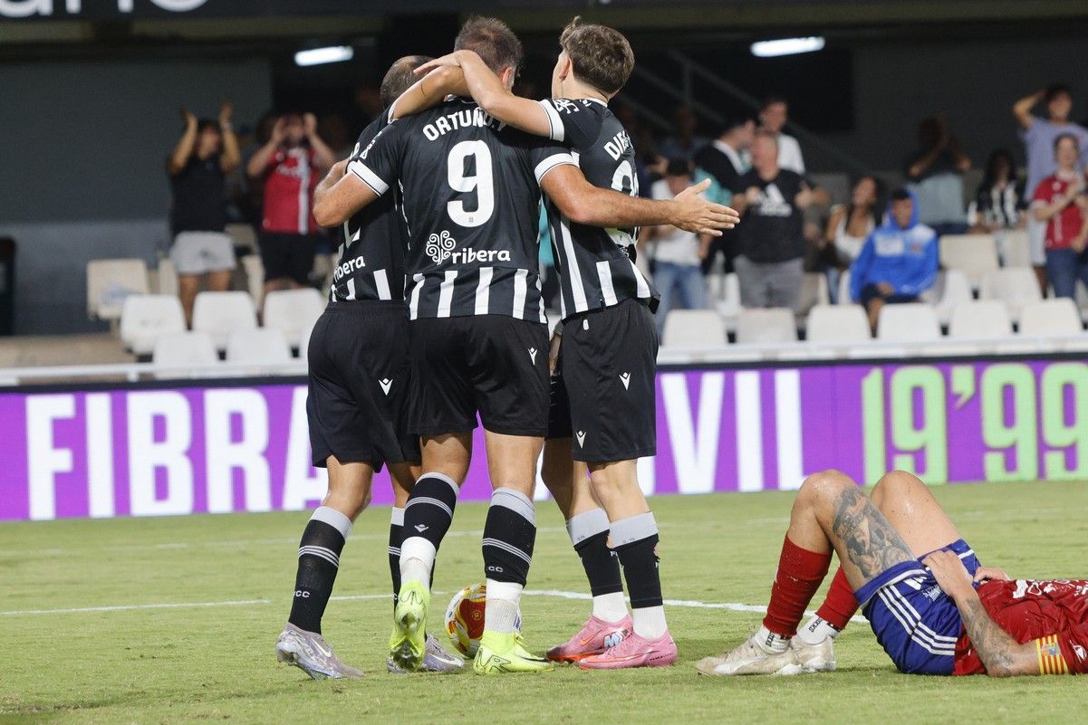 La victoria del FC Cartagena sobre el Tarazona, en imágenes