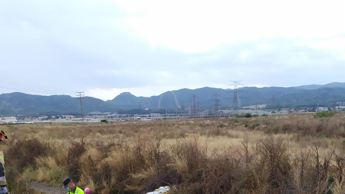 Muy grave un motorista tras salirse de la carretera en San Ginés