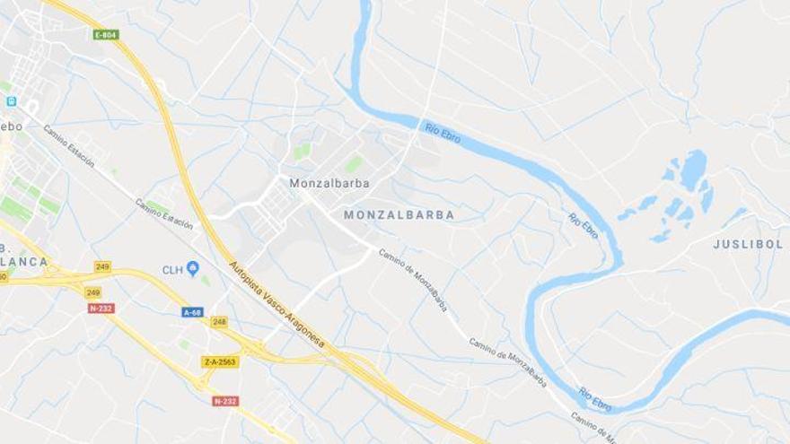 Herido leve un motorista en un accidente a la altura de Monzalbarba