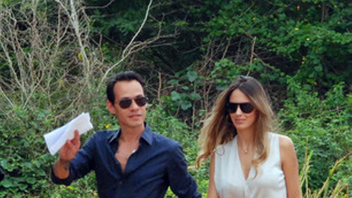 Marc Anthony y Shannon de Lima, en la República Dominicana, el noviembre pasado.