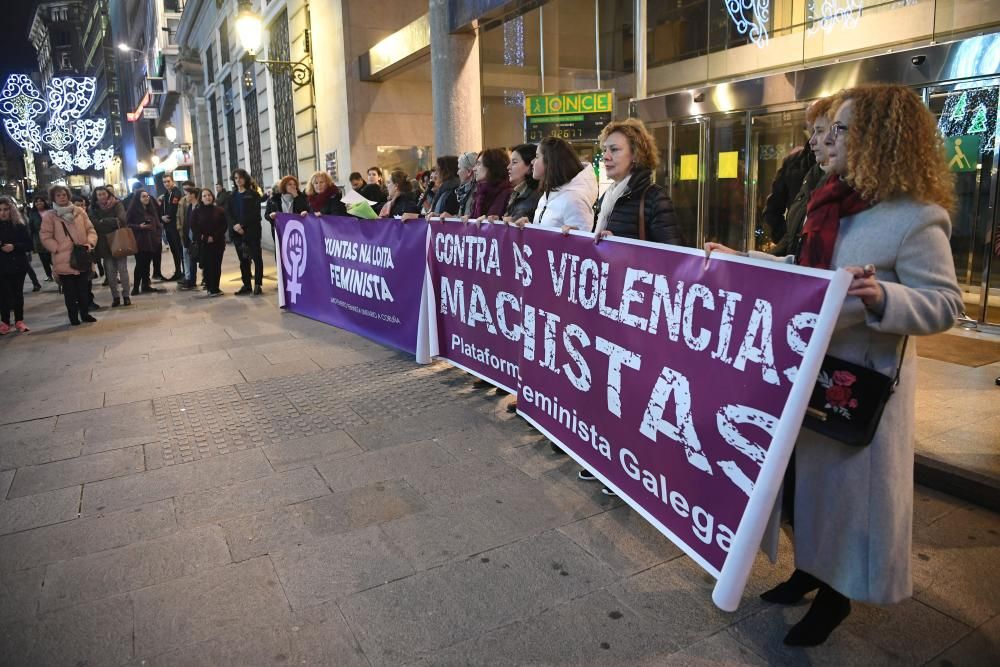 Concentración contra la violencia machista