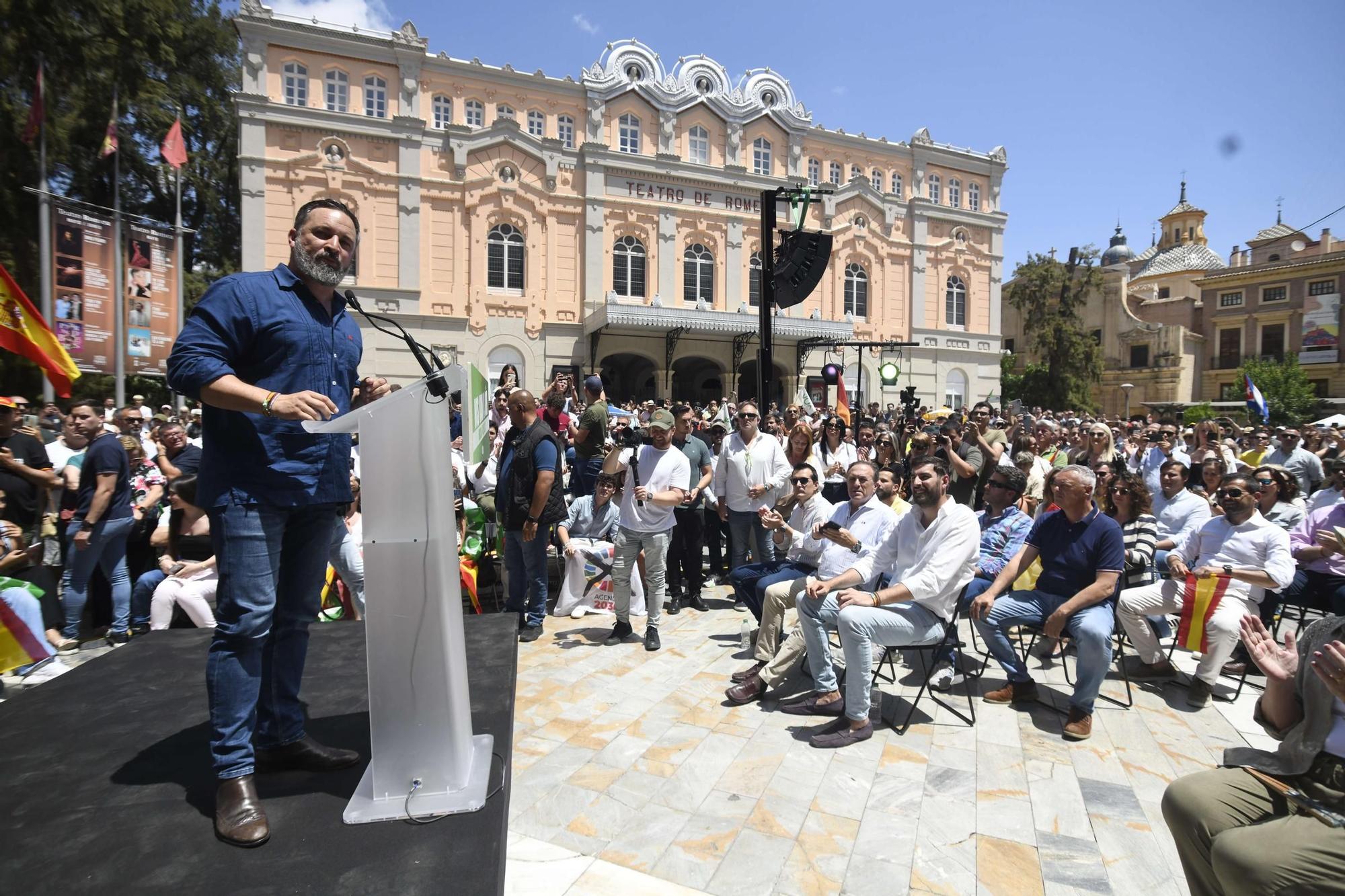 Acto de Santiago Abascal y Jorge Buxadé en Murcia