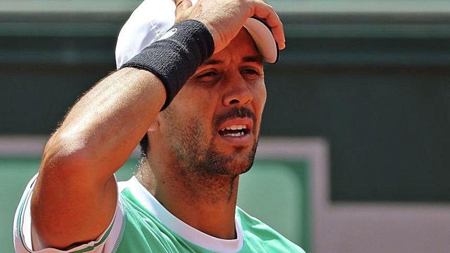 Verdasco durante el Roland Garros de 2017.