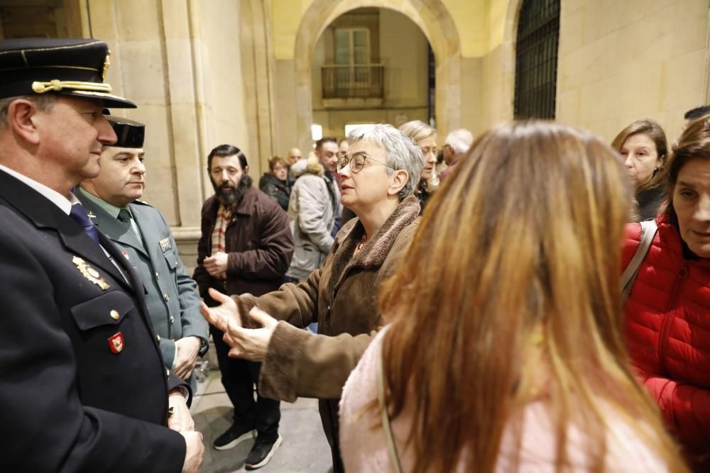 Concentración en Gijón por el asesinato de Lorena Dacuña