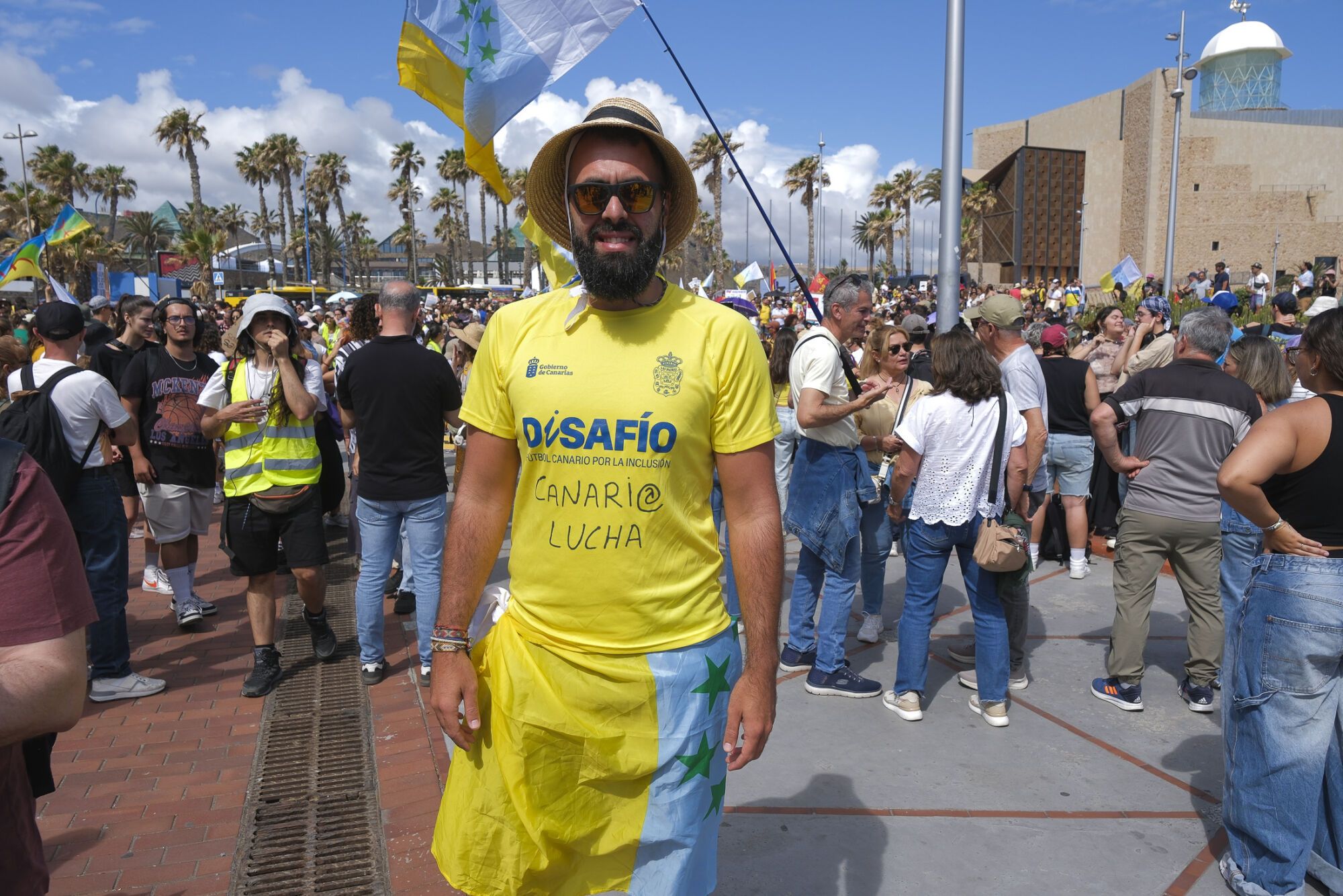 Manifestación Canarias tiene un límite 18M en Las Palmas de Gran Canaria