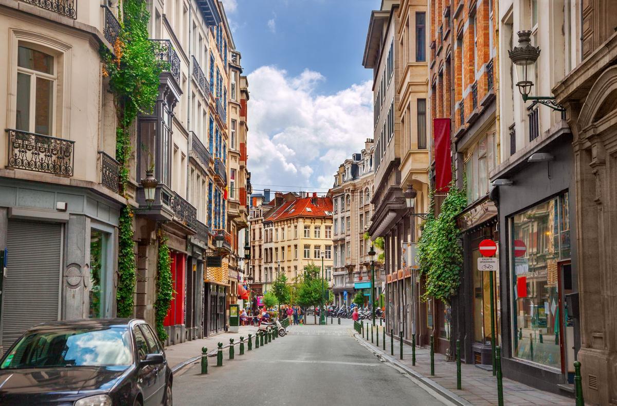 Calles de Bruselas, en Bélgica.