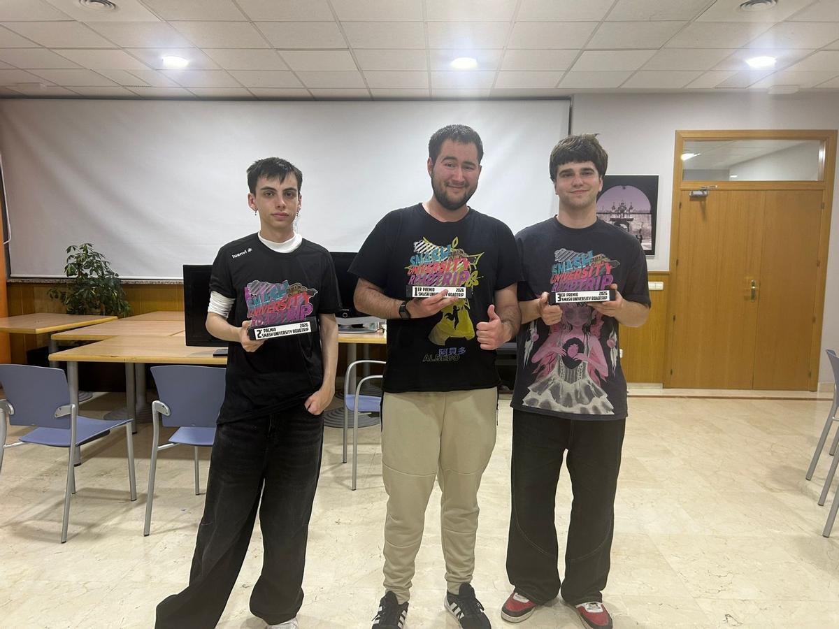 Estudiantes ganadores de la UPV.