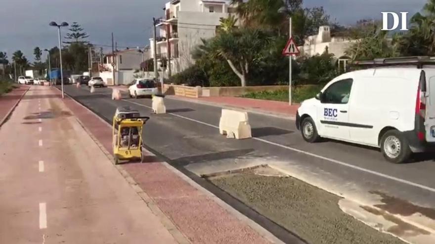 Las obras para reparar el primer tramo de la travesía de Jesús finalizan hoy