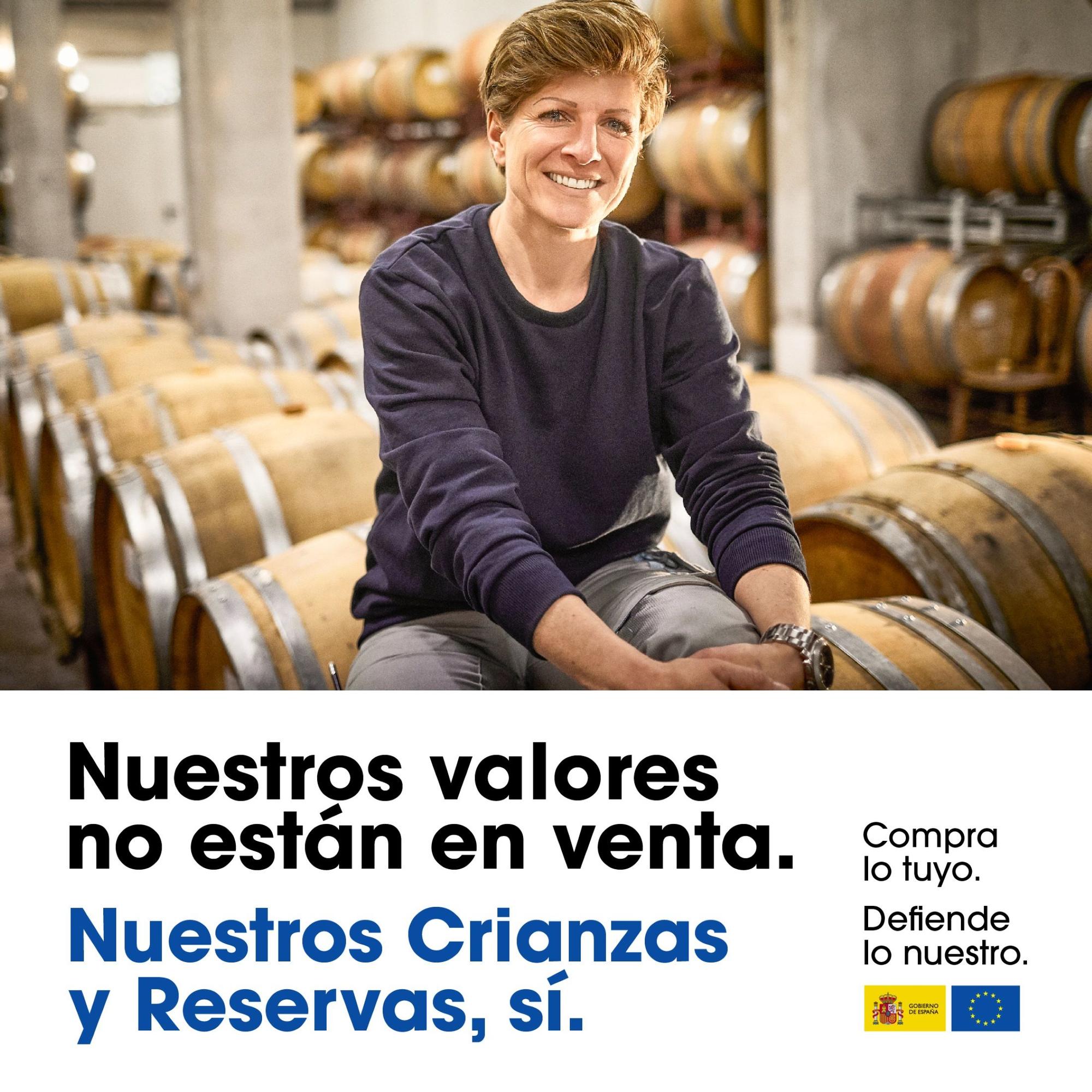 Uno de los carteles de la campaña del Gobierno para fomentar el consumo de productos españoles y europeos.