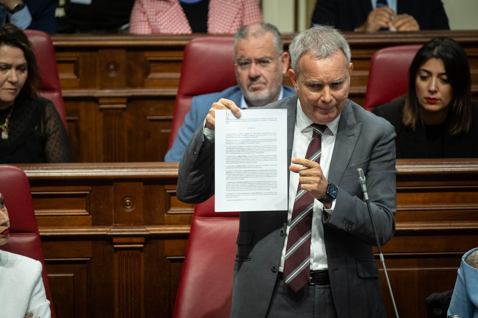 Pleno del Parlamento de Canarias
