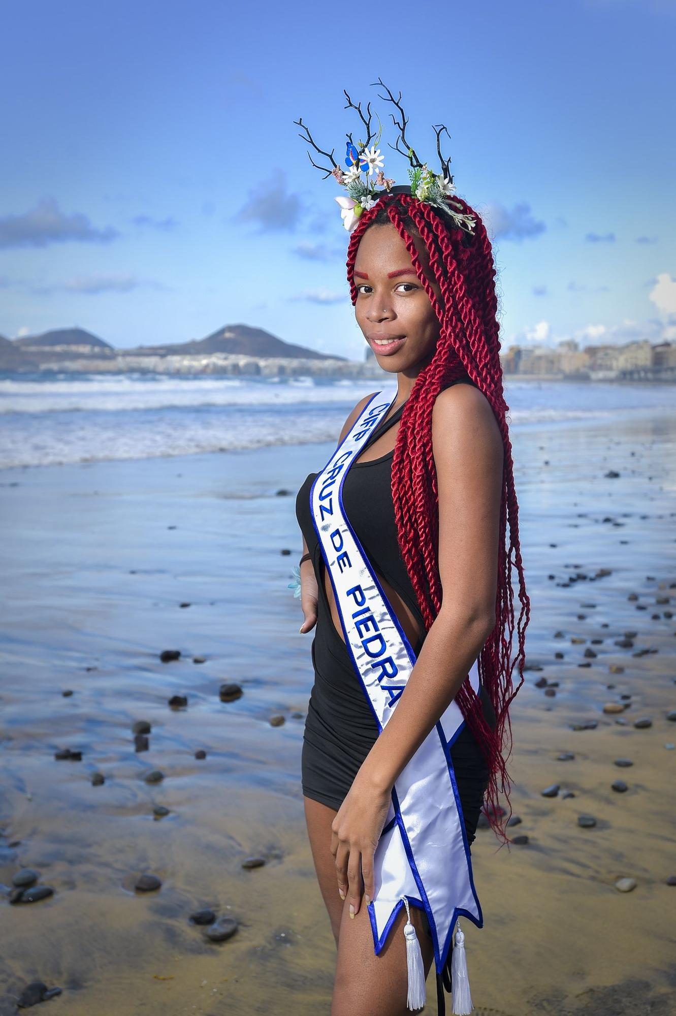 Candidatas a Reina del Carnaval de Las Palmas de Gran Canaria: Marjorie Ama (CIFP Cruz de Piedra)