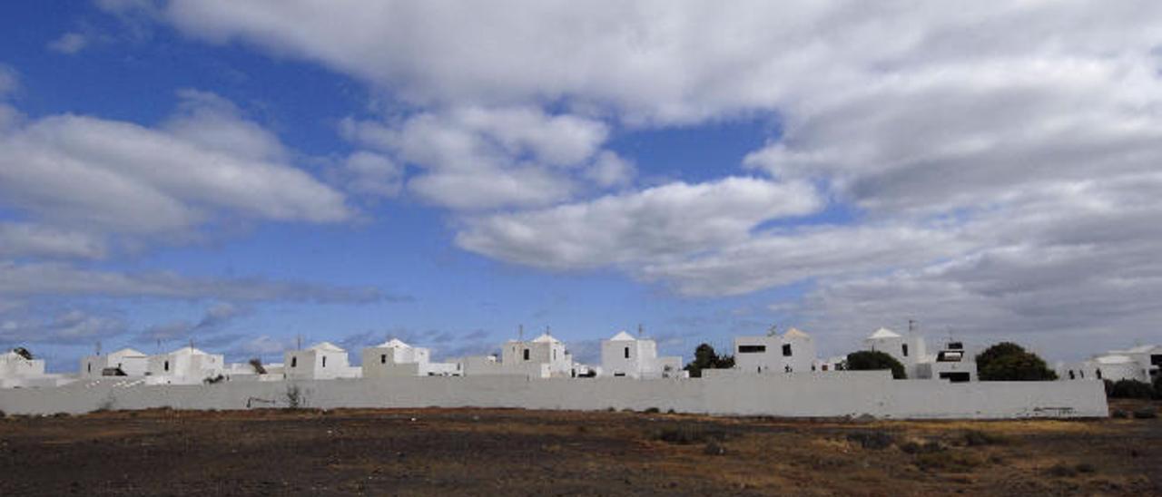 Viviendas en la urbanización La Bufona, en Arrecife.