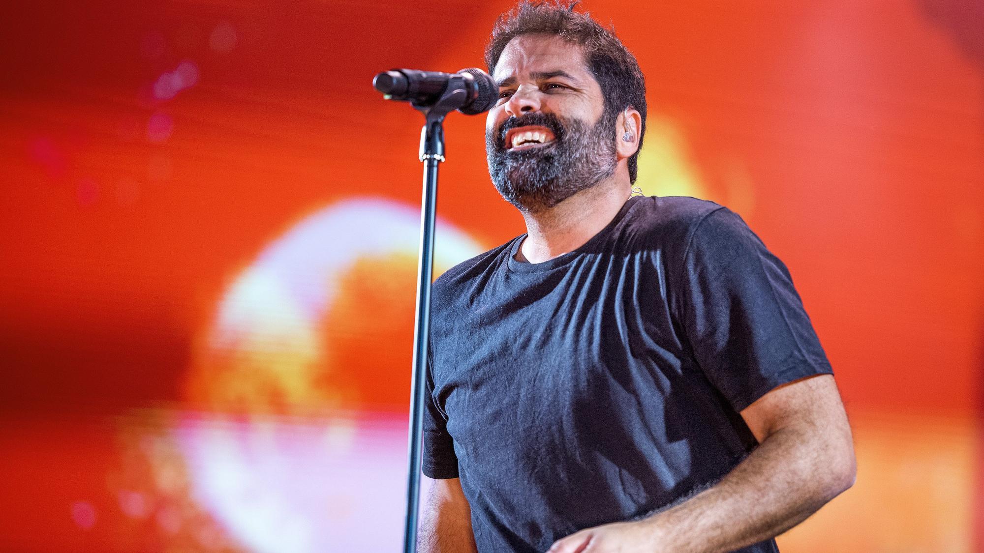 Pau Debon, en el concierto de Antònia Font, en el Palau Sant Jordi