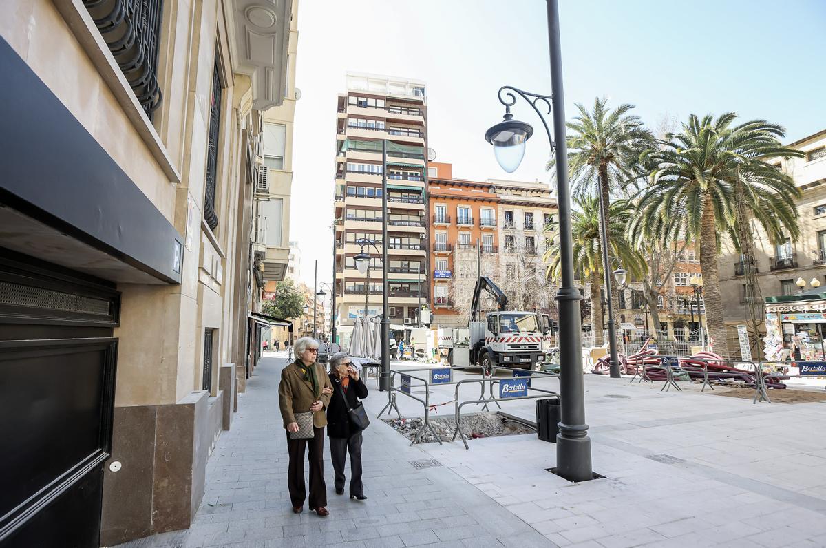 Detalle de la avenida, en una imagen de este jueves