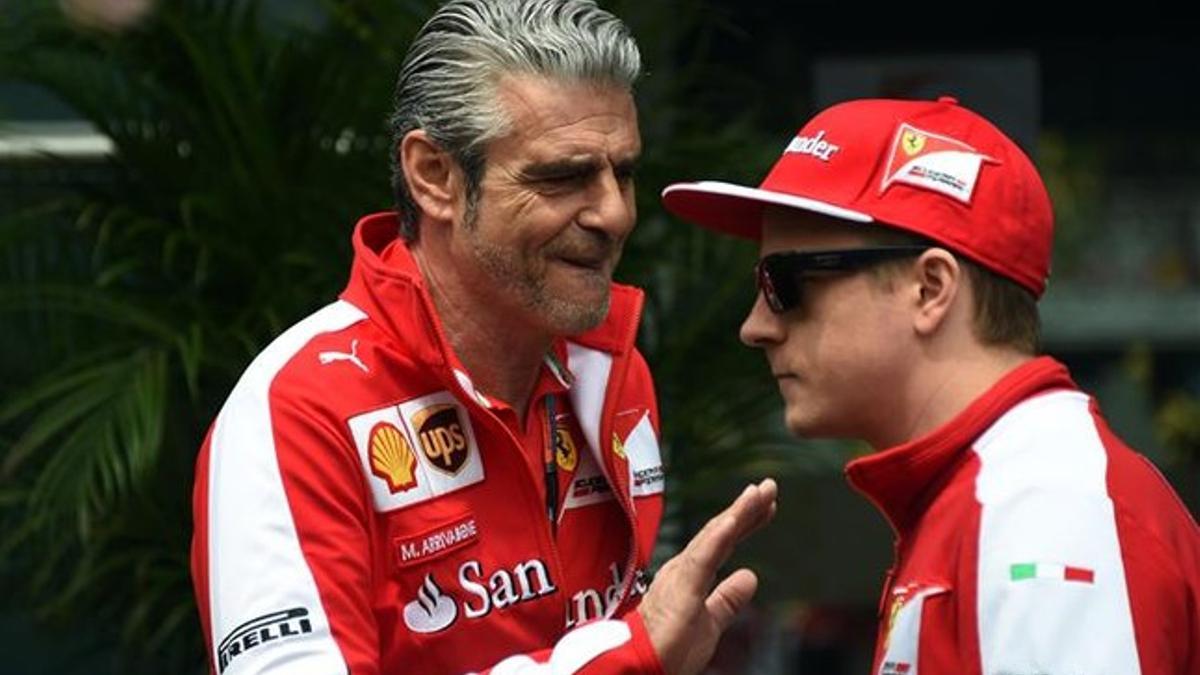 Arrivabene, con Raikkonen