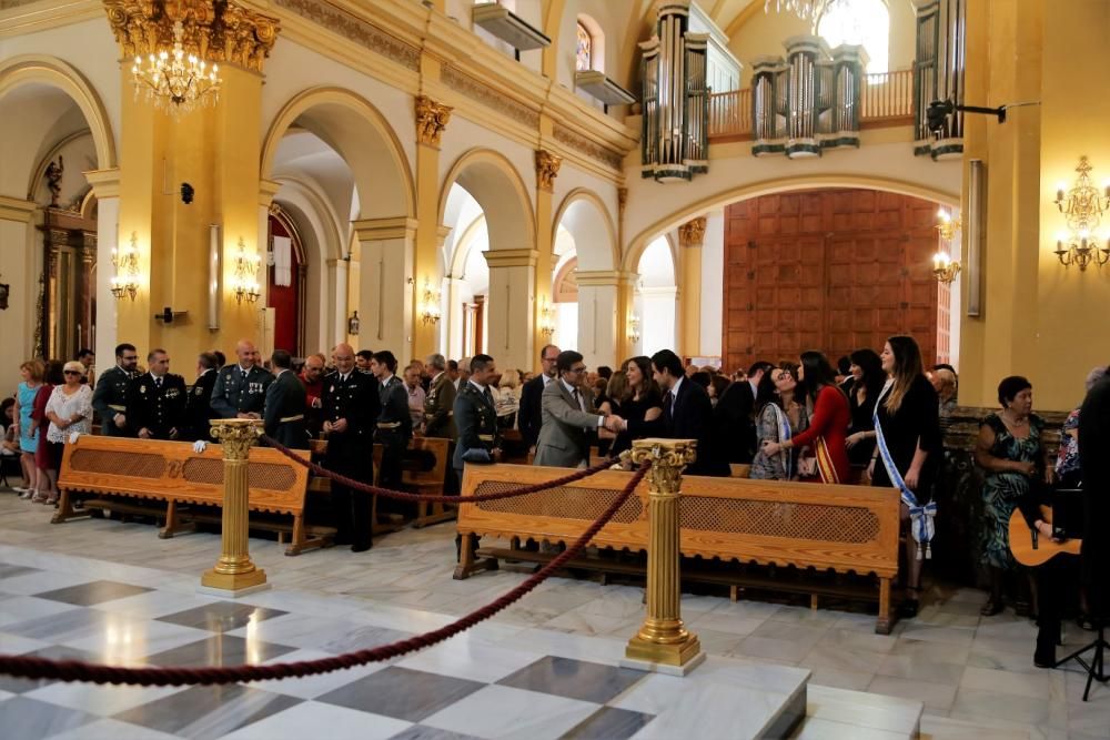 Misa y acto castrense en el cuertel de la Compañía de la Guardia Civil de Torrevieja y la Vega Baja el día de la Virgen del Pilar