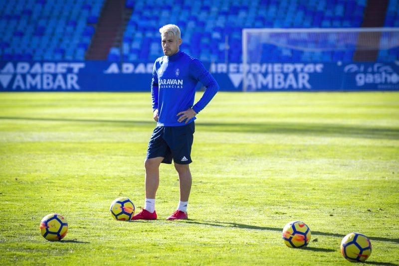 Entrenamiento de puertas abiertas del Real Zaragoza