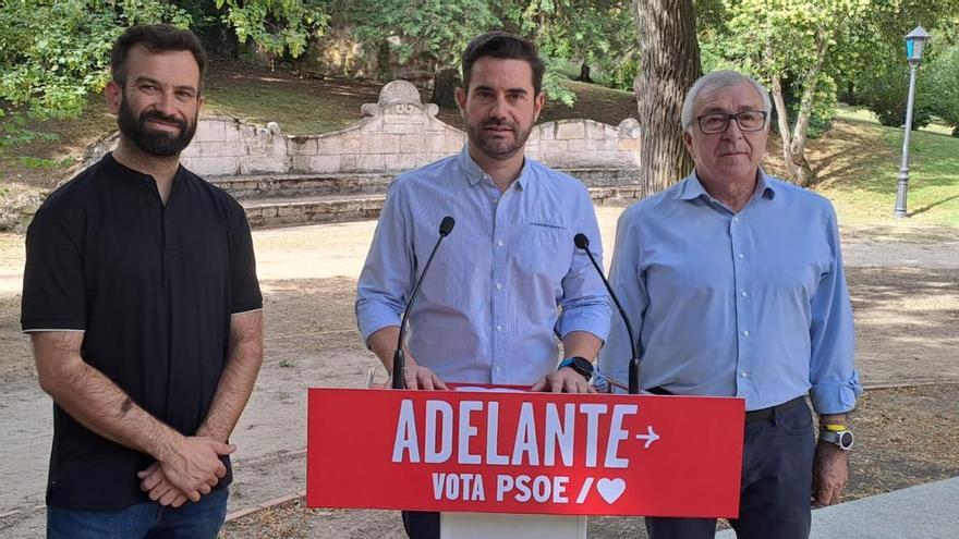 El PSOE de Zamora defiende el &quot;revulsivo&quot; de los fondos europeos en actuaciones como la de la muralla