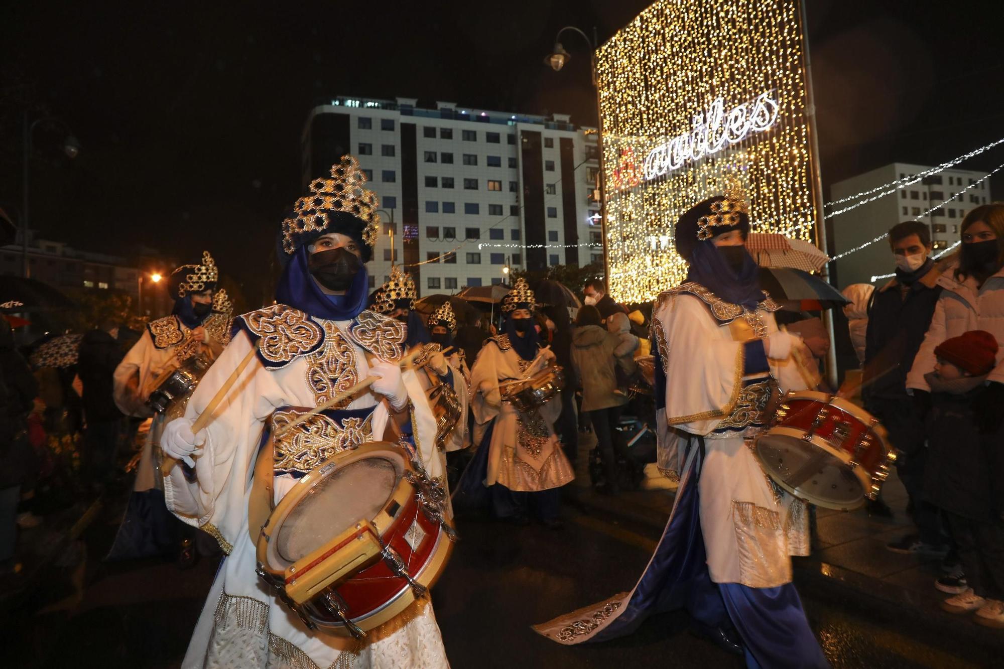 Cabalgata de Reyes Magos en Avilés