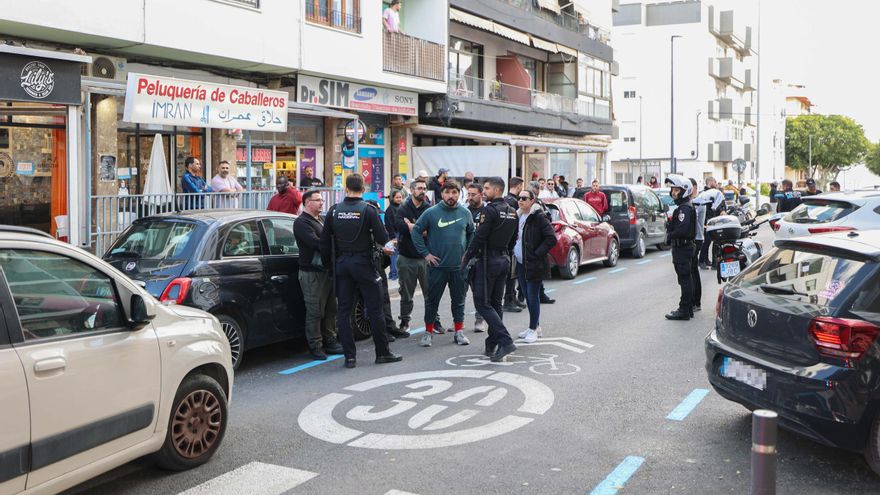 Altercado en ses Figueretes por una pelea callejera