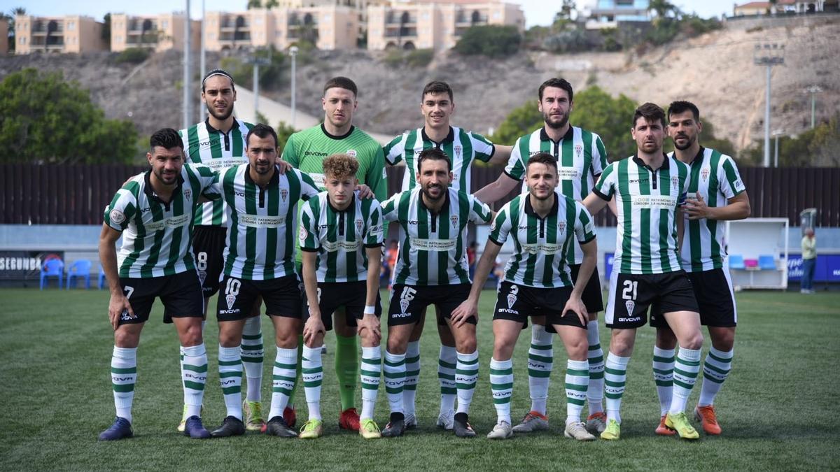 Alineación titular del Córdoba CF ante el San Fernando.