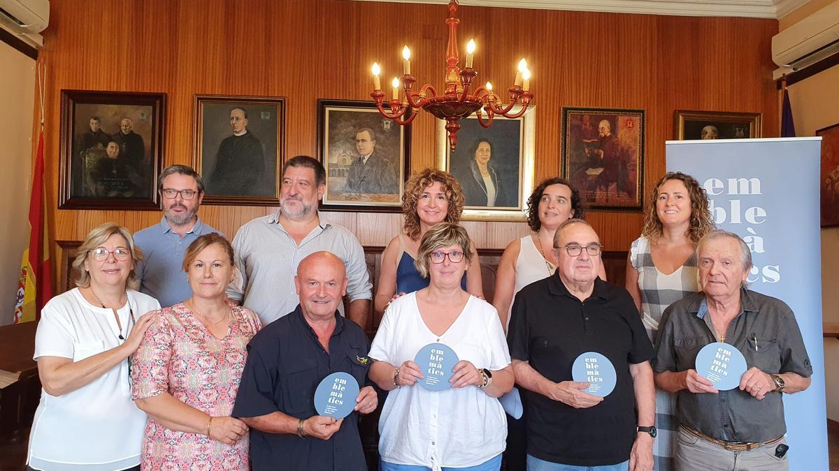 Acto de entrega de las distinciones de ‘Emblemàtics’ en Porreres.