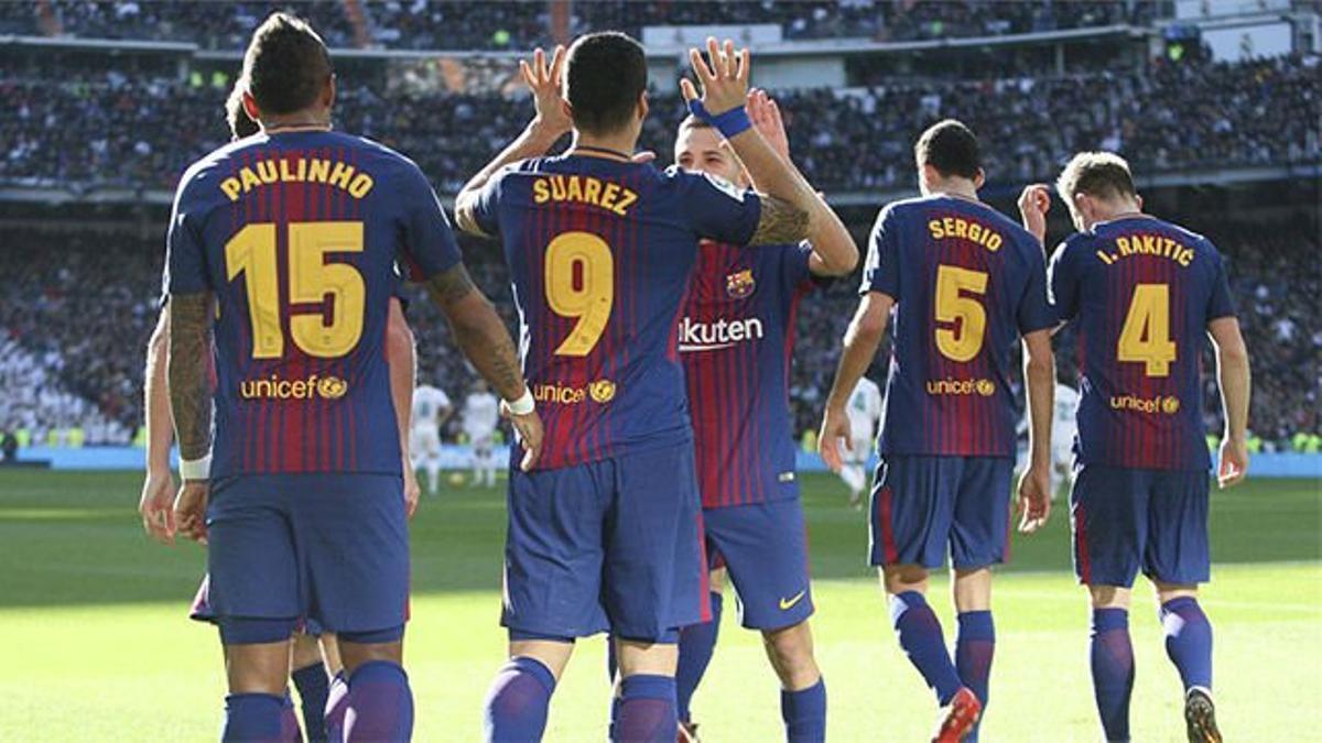 LALIGA | Real Madrid - FC Barcelona (0-3): El gol de Luis Suárez