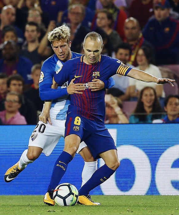 Les millors imatges del Barça - Màlaga (2-0)